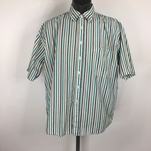 Steeple Chase Men's Size L Striped Shirt